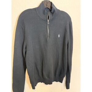 Polo Ralph‎ Lauren pull over 1/4 zip sweater size Large